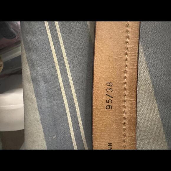 Massimo Dutti two-tone leather and suede belt Size 38 - Picture 6 of 6